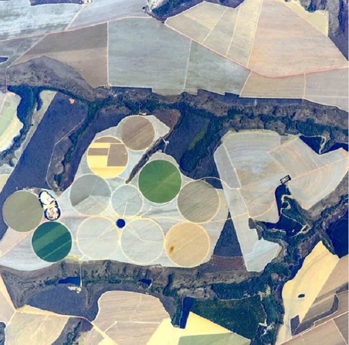 Campos de plantaciones  11 cosas alucinantes que solo puedes ver desde el espacio |  Zestradar